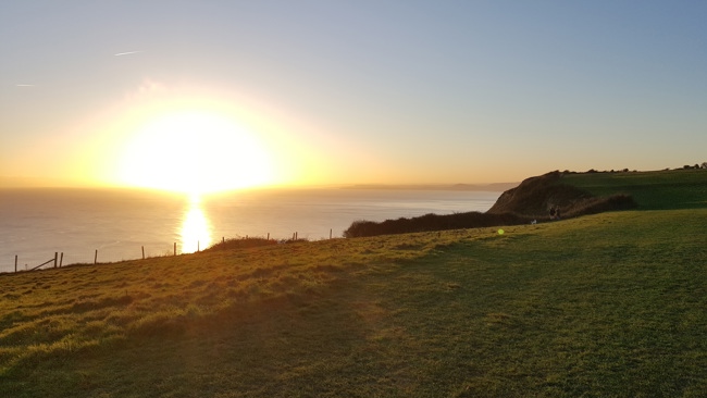 south west coast path at sidmouth